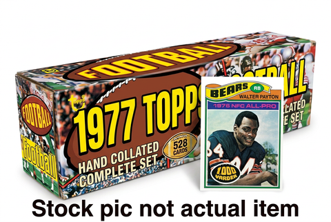 1977 Topps Football complete-set design