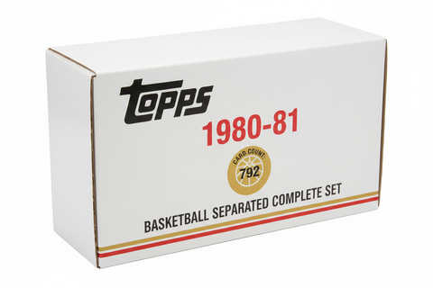 1980-81 Topps Basketball Separated Complete Set