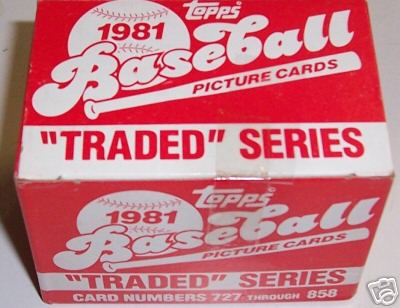 1981 Topps Traded Baseball Card Set