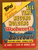 1985 TOPPS WOOLWORTH BASEBALL CARD BOX SET