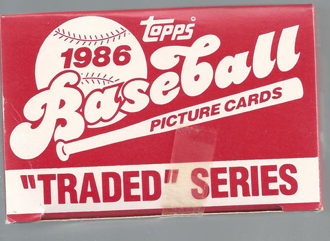 1986 Topps Traded Baseball Card Set