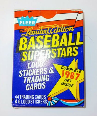 1987 Fleer Baseball Super Stars Limited Edition Complete Set