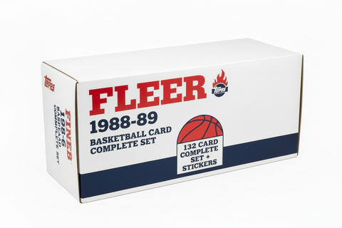 1988-89 Fleer Basketball Card Complete Set w/Stickers