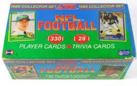1989 Score Football Card Complete Factory Set