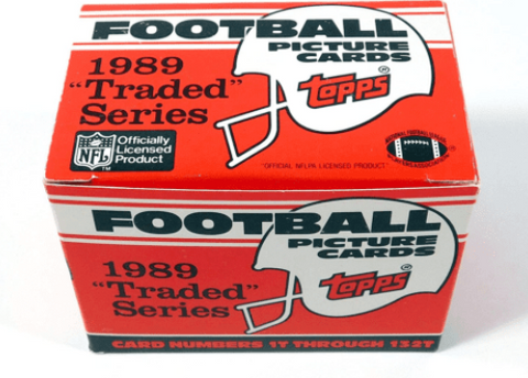 1989 Topps Football Card Traded Set
