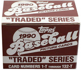 1990 Topps Traded Baseball Card Set
