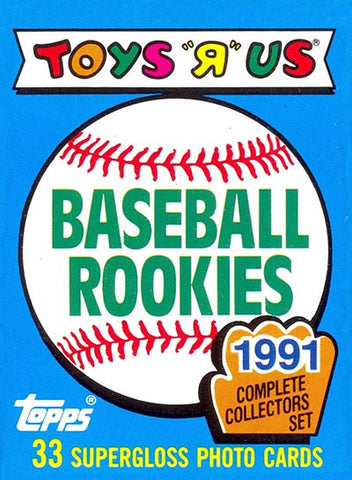 1991 TOPPS Toys R Us Baseball Rookies Complete Set