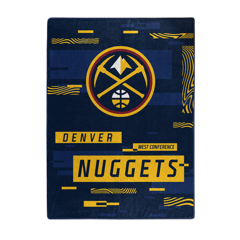 Denver Nuggets Blanket 60x80 Raschel Digitize Design-0