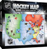 NHL Hockey Map Puzzle 500 Piece 2023-0
