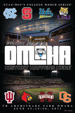 2013 College World Series Poster - Welcome to Omaha - Team Fan Cave