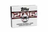 2016 Topps Chrome Baseball Card Complete Base Set