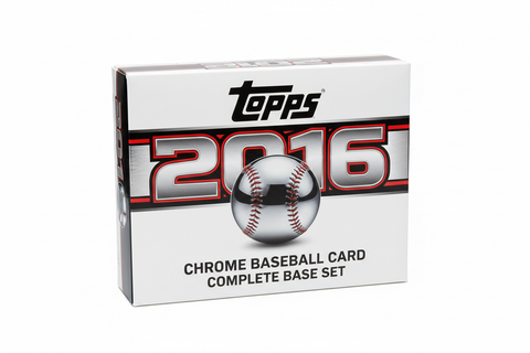 2016 Topps Chrome Baseball Card Complete Base Set