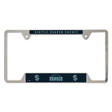 Seattle Kraken License Plate Frame Metal - Special Order-0