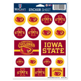 Iowa State Cyclones Decal Sheet 5x7 Vinyl-0