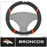 Denver Broncos Steering Wheel Cover Mesh/Stitched-0