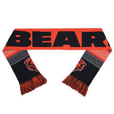Chicago Bears Split Logo Reverse Scarf-0