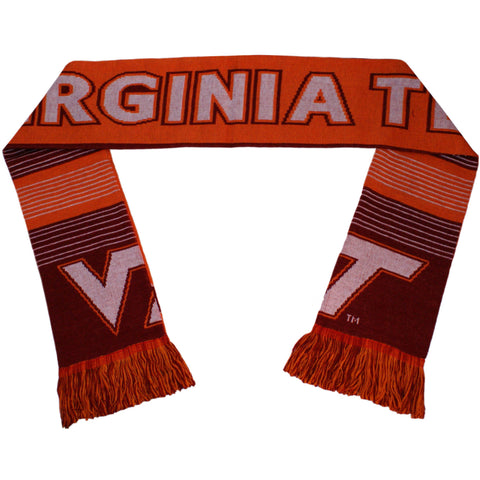 Virginia Tech Hokies Split Logo Reverse Scarf - 2015-0