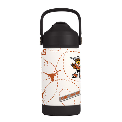 Texas Longhorns Kids Bottle 12oz Stainless Steel Mascot-0