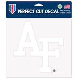 Air Force Falcons Decal 8x8 Perfect Cut White - Special Order-0