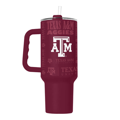 Texas A&M Aggies Tumbler 40oz Powder Coat Replay-0