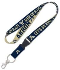 Akron Zips Lanyard with Detachable Buckle Two Tone - Special Order-0