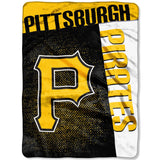 Pittsburgh Pirates Blanket 60x80 Raschel Strike Design-0