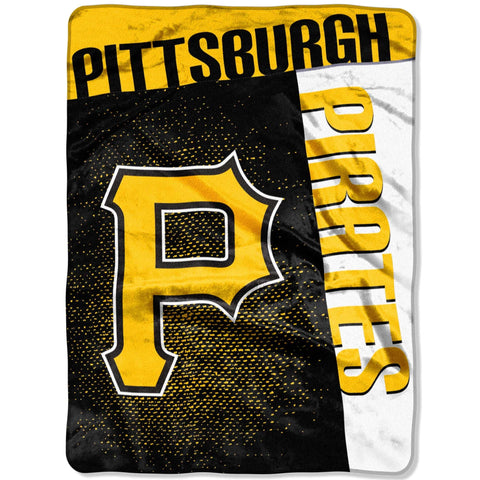 Pittsburgh Pirates Blanket 60x80 Raschel Strike Design-0