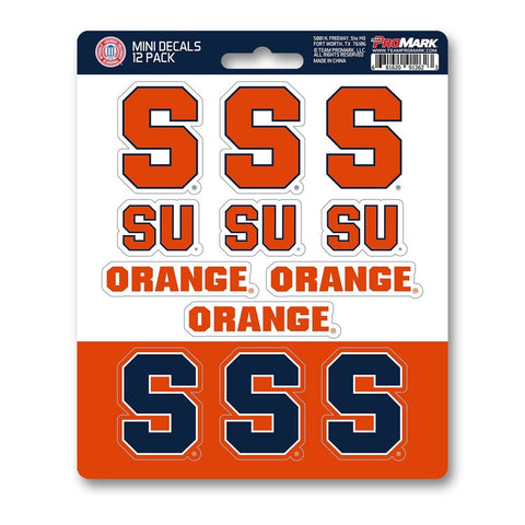 Syracuse Orange Decal Set Mini 12 Pack - Special Order-0