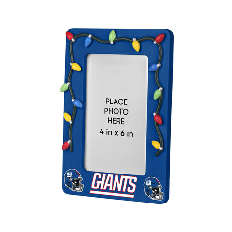 New York Giants Picture Frame with Holiday Lights-0