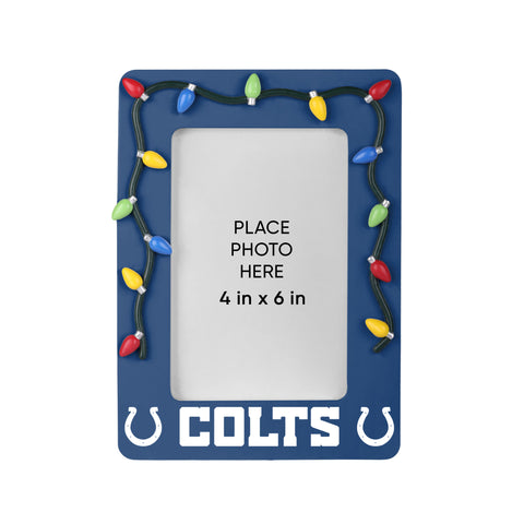 Indianapolis Colts Picture Frame with Holiday Lights-0