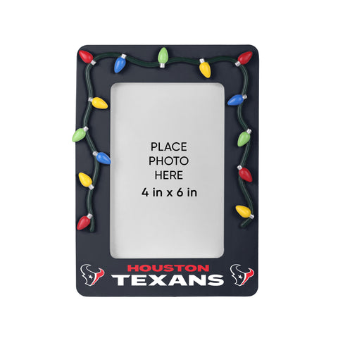 Houston Texans Picture Frame with Holiday Lights-0