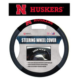 Nebraska Cornhuskers Steering Wheel Cover Mesh Style N Logo Design CO-0