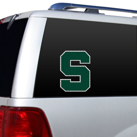 Michigan State Spartans Window Film 12 Inch Die Cut-0