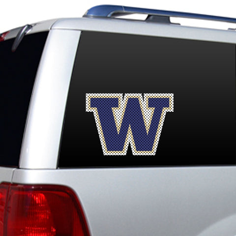 Washington Huskies Window Film 12 Inch Die Cut-0