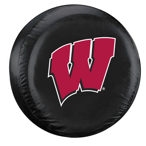 Wisconsin Badgers Tire Cover Large Size Black CO-0