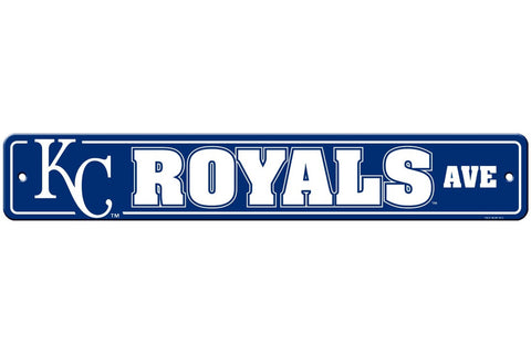 Kansas City Royals Sign 4x24 Plastic Street Style CO-0