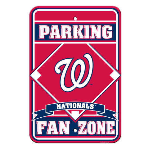 Washington Nationals Sign 12x18 Plastic Fan Zone Parking Style CO-0