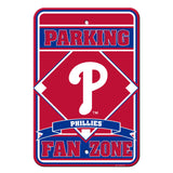 Philadelphia Phillies Sign 12x18 Plastic Fan Zone Parking Style CO-0