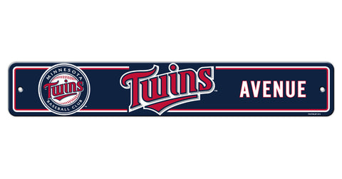 Minnesota Twins Sign 4x24 Plastic Street Style Alternate CO-0