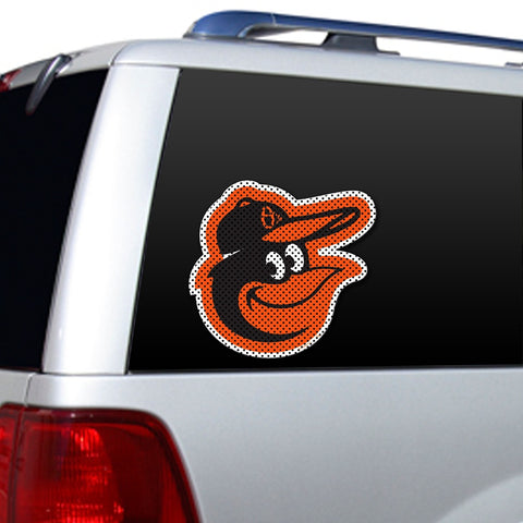 Baltimore Orioles Window Film 12 Inch Die Cut-0