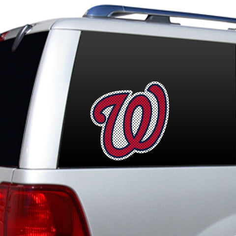 Washington Nationals Window Film 12 Inch Die Cut-0