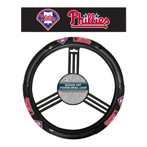 Philadelphia Phillies Steering Wheel Cover Massage Grip Style CO-0