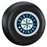 Seattle Mariners Tire Cover Large Size Black Alternate Logo CO-0