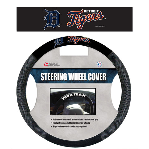 Detroit Tigers Steering Wheel Cover Mesh Style CO-0