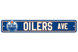 Edmonton Oilers Sign 4x24 Plastic Street Style CO-0