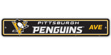 Pittsburgh Penguins Sign 4x24 Plastic Street Style CO-0