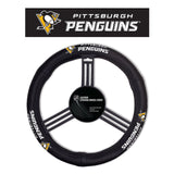 Pittsburgh Penguins Steering Wheel Cover Leather CO-0