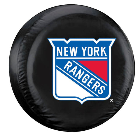 New York Rangers Tire Cover Standard Size Black CO-0