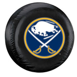 Buffalo Sabres Tire Cover Standard Size Black Crossed Sabres Design CO-0