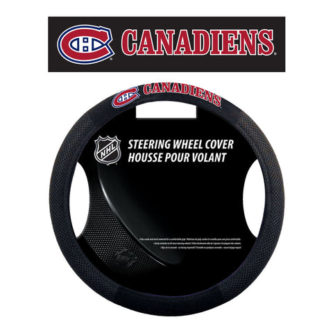 Montreal Canadiens Steering Wheel Cover Mesh Style CO-0